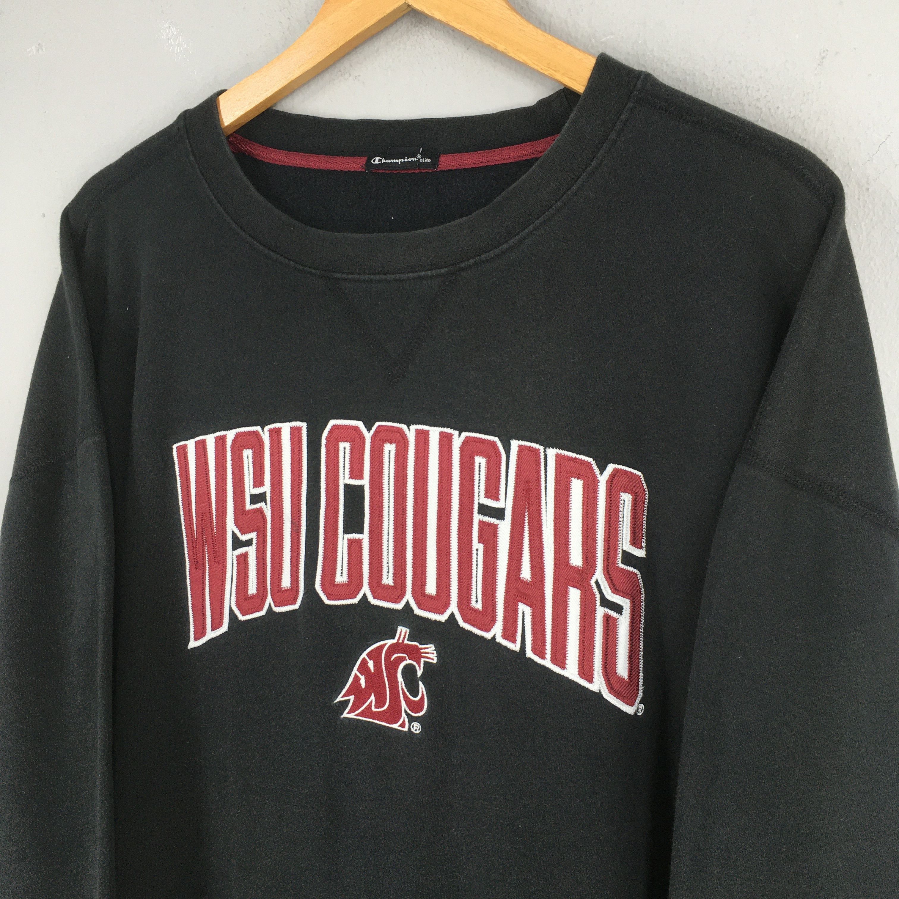 Champion × NCAA Vintage Washington State Cougars NCAA Sweatshirt 2XLarge Size US XXL / EU 58 / 5 - 3 Thumbnail