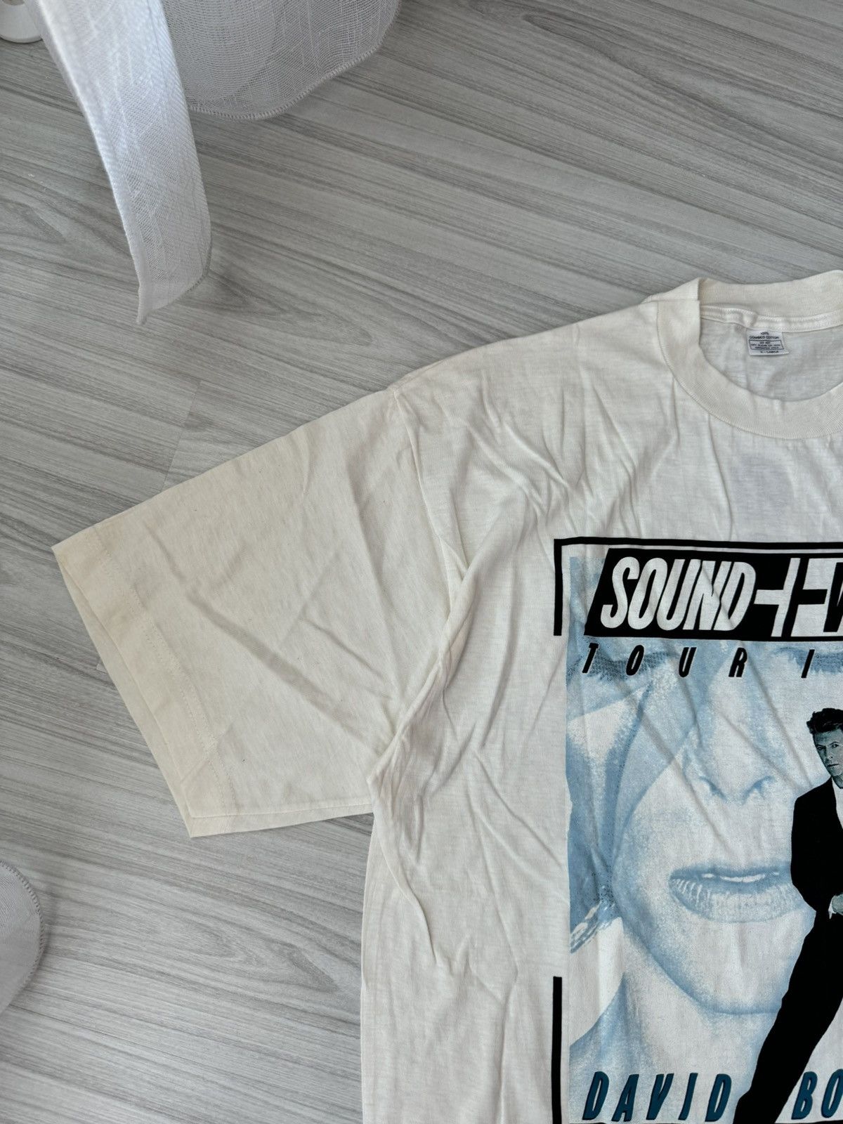 Band Tees × Vintage Vintage 1990 David Bowie Sound Vision Tour Tee Size US XL / EU 56 / 4 - 6 Thumbnail