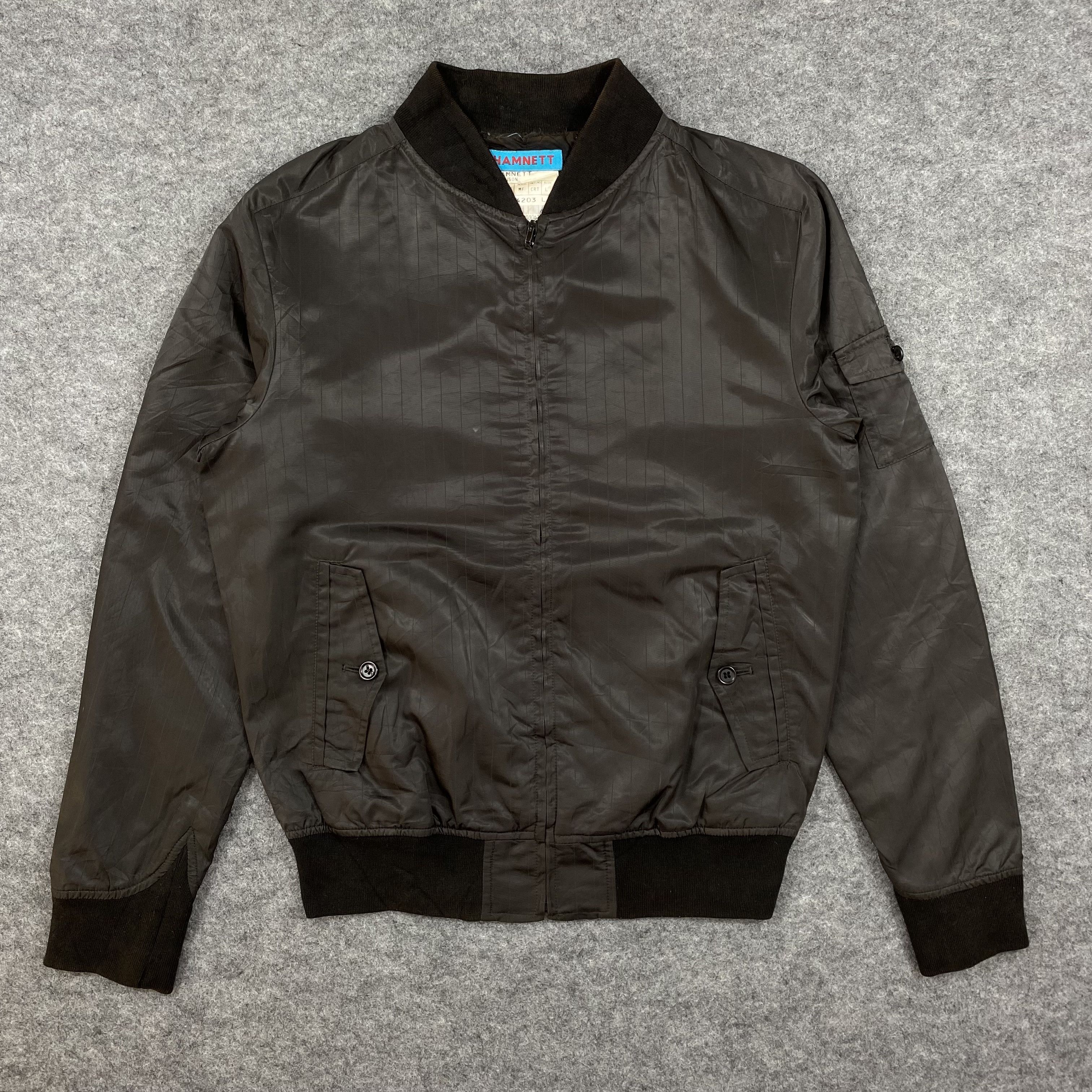 Katharine Hamnett London Vintage Hamnett Katharine Archival Blouson Bomber jackt-J643 Size US L / EU 52-54 / 3 - 1 Thumbnail