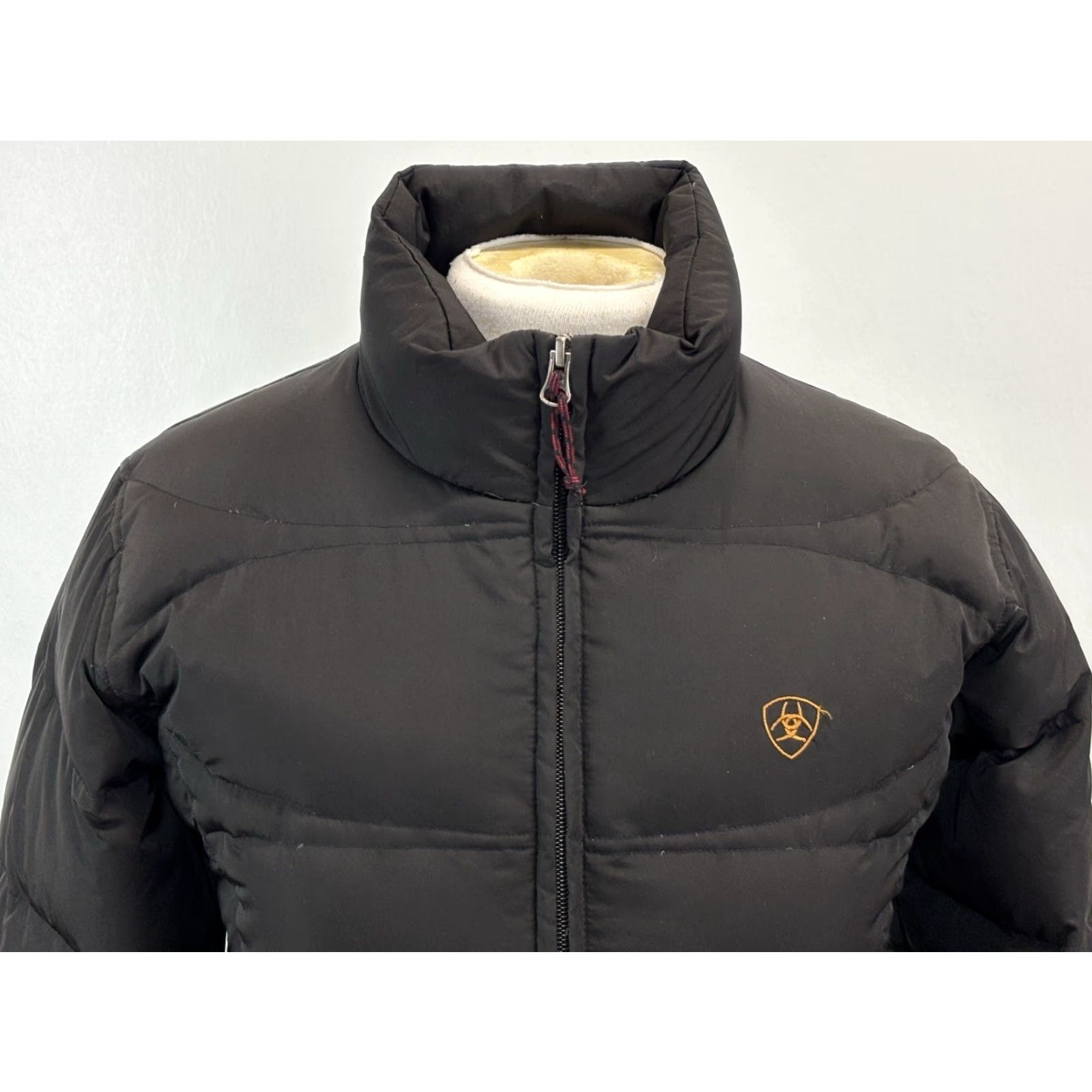 Ariat Ariat Goose Down Puffer Jacket Women’s Small Black Full Zip Western Logo Jacket Size S / US 4 / IT 40 - 5 Thumbnail