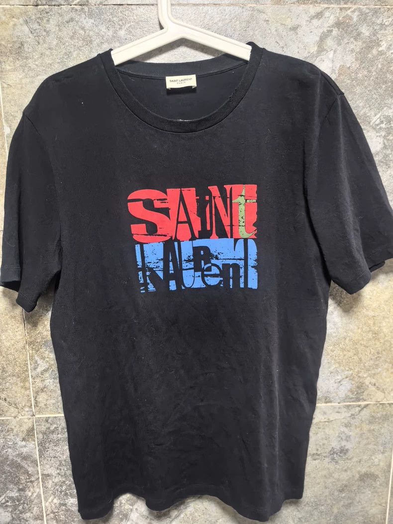 Saint Laurent Paris Saint Laurent Paris short sleeves Nextarrow-2505 Size US XS / EU 42 / 0 - 1 Thumbnail
