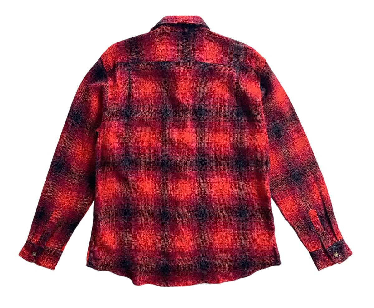 Japanese Brand Abado X Oaks Wool Ombre Flannel Shirt Size US L / EU 52-54 / 3 - 3 Thumbnail