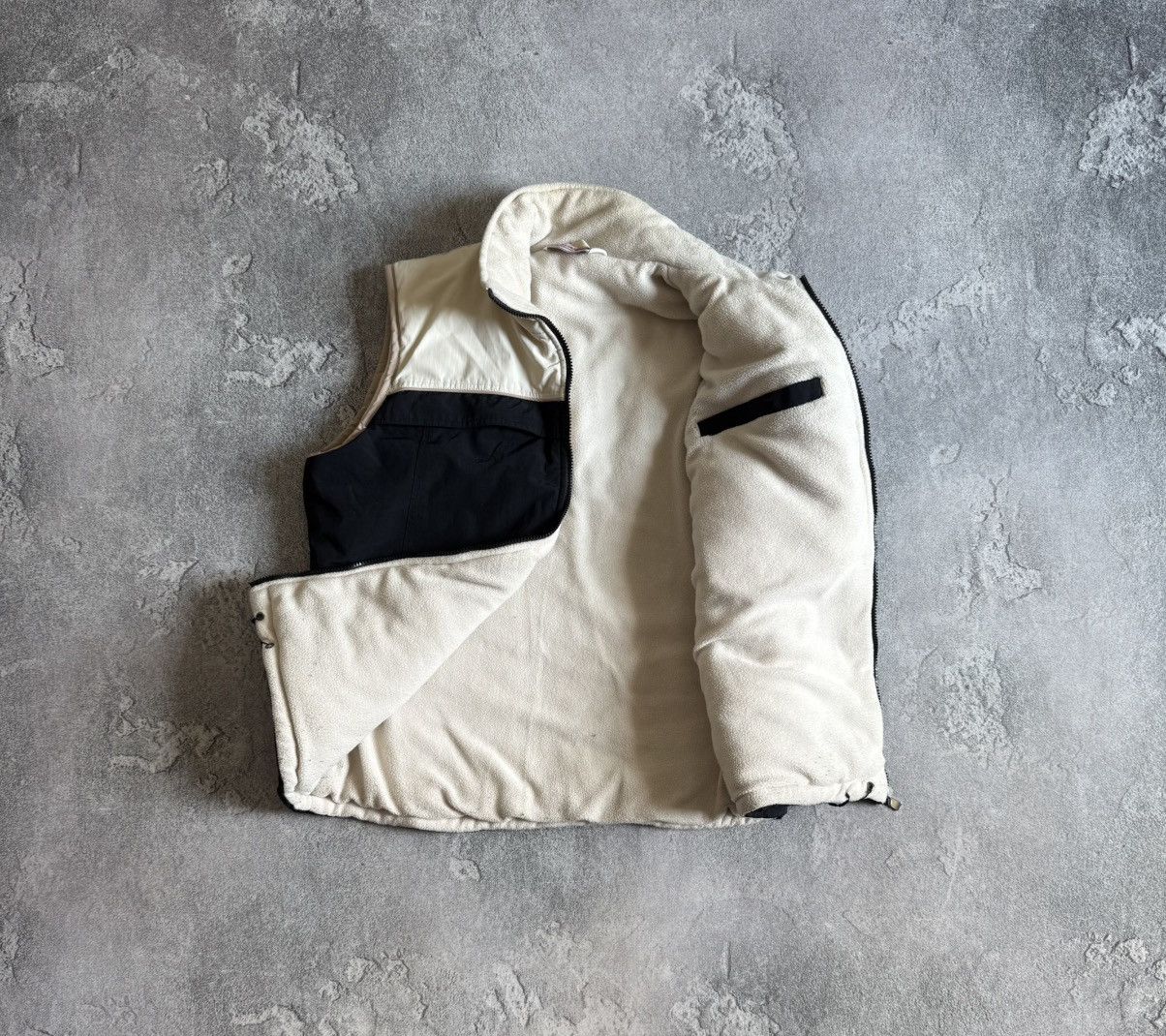 Vintage Kawasaki zip nylon + fleece vest sleeveless jacket racing Size US M / EU 48-50 / 2 - 11 Thumbnail