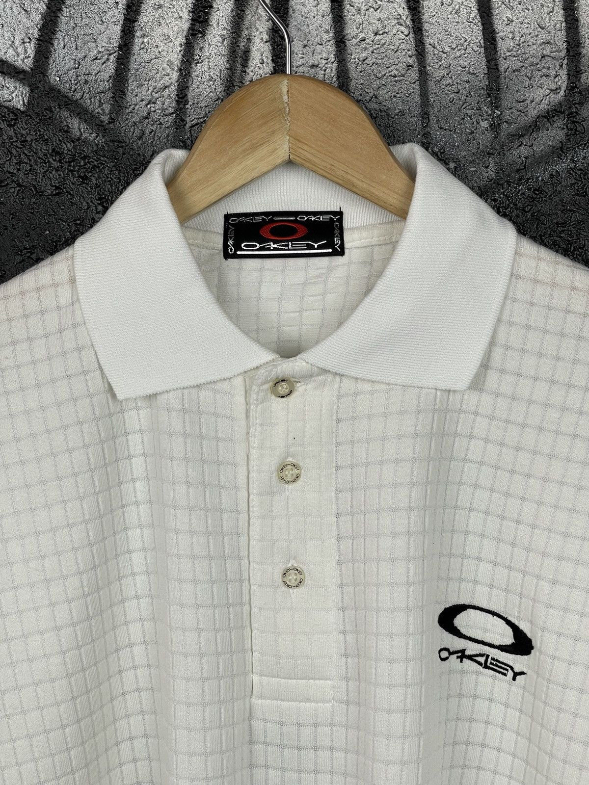 Oakley Oakley Textured Vintage Polo T-Shirt Men’s Size XL Size US XL / EU 56 / 4 - 9 Thumbnail