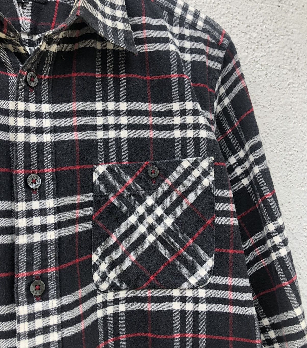 Burberry Burberry Nova Check All-Over Pattern Flannel Shirt Size US M / EU 48-50 / 2 - 3 Thumbnail