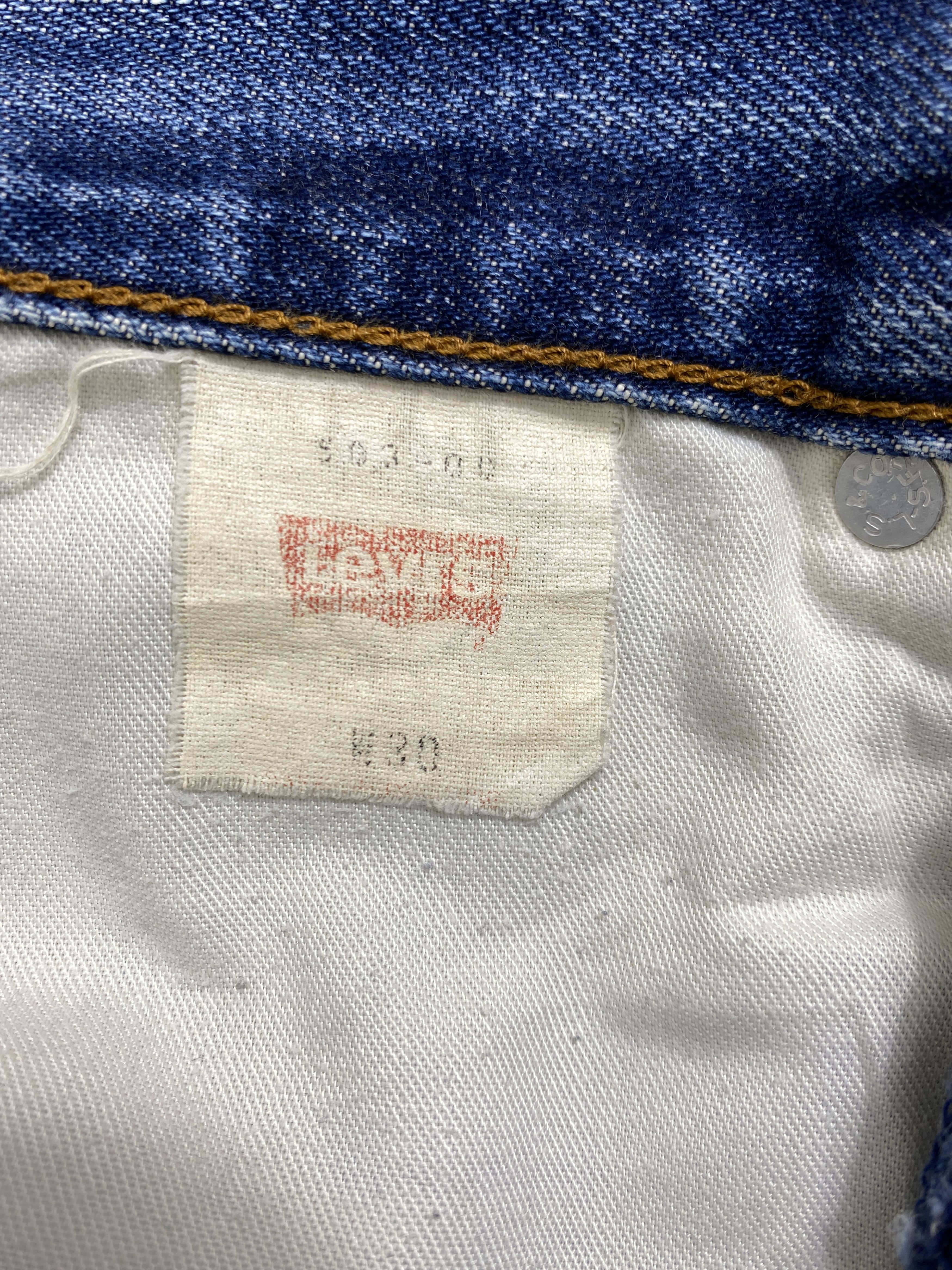 Levi's Distressed Blue Vintage Levi's 503 29x31.5 Denim -SJ180 Size US 29 - 9 Thumbnail