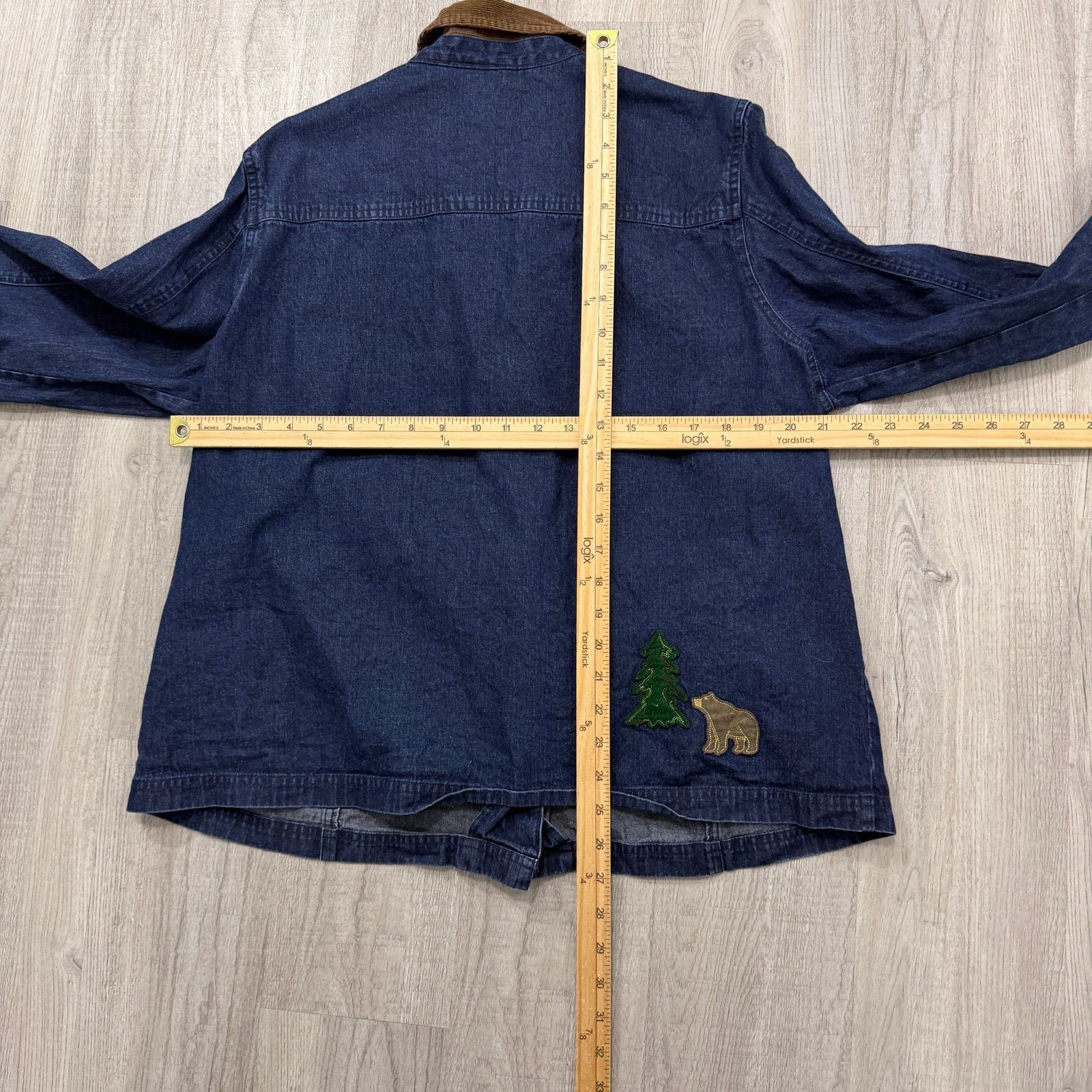 Vintage Vintage Breckenridge Denim Chore Coat XL Blue Utility Size XL / US 12-14 / IT 48-50 - 8 Thumbnail