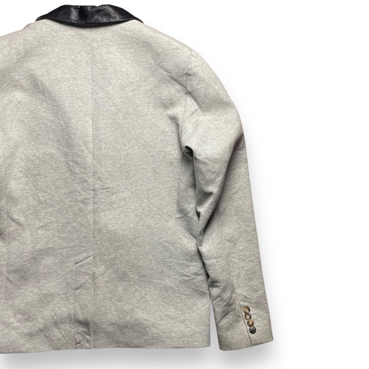 Diesel DIESEL COTTON + LEATHER BLAZER JACKET Size US XL / EU 56 / 4 - 10 Thumbnail