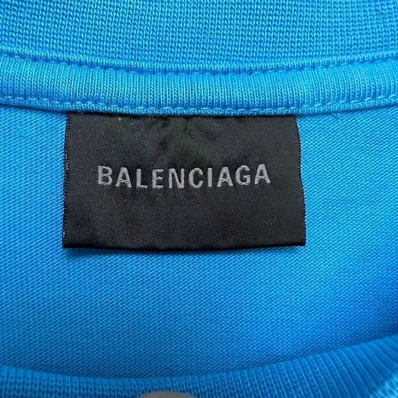 Balenciaga Balenciaga Do Old Destruction Blue Cola Waves logo short s Size US L / EU 52-54 / 3 - 3 Thumbnail