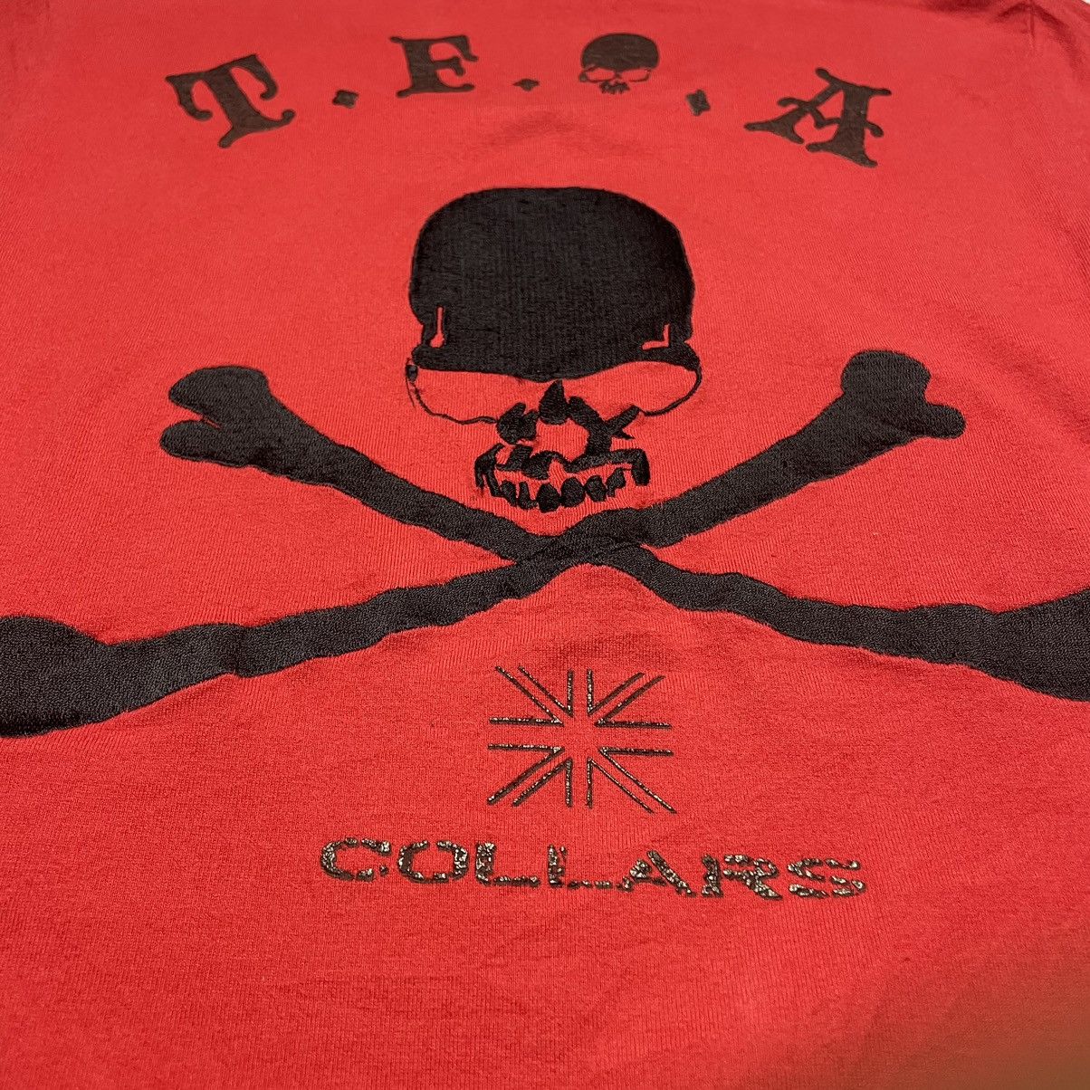 Japanese Brand × Seditionaries 🇯🇵☠️ COLLARS SKULL EMBROIDERED SEDITIONARIES TSHIRT Size S / US 4 / IT 40 - 6 Thumbnail
