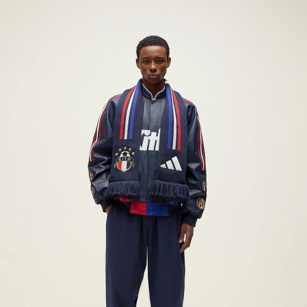 Adidas × Kith Kith for adidas Football Scarf - LEGEND INK Size ONE SIZE - 6 Thumbnail