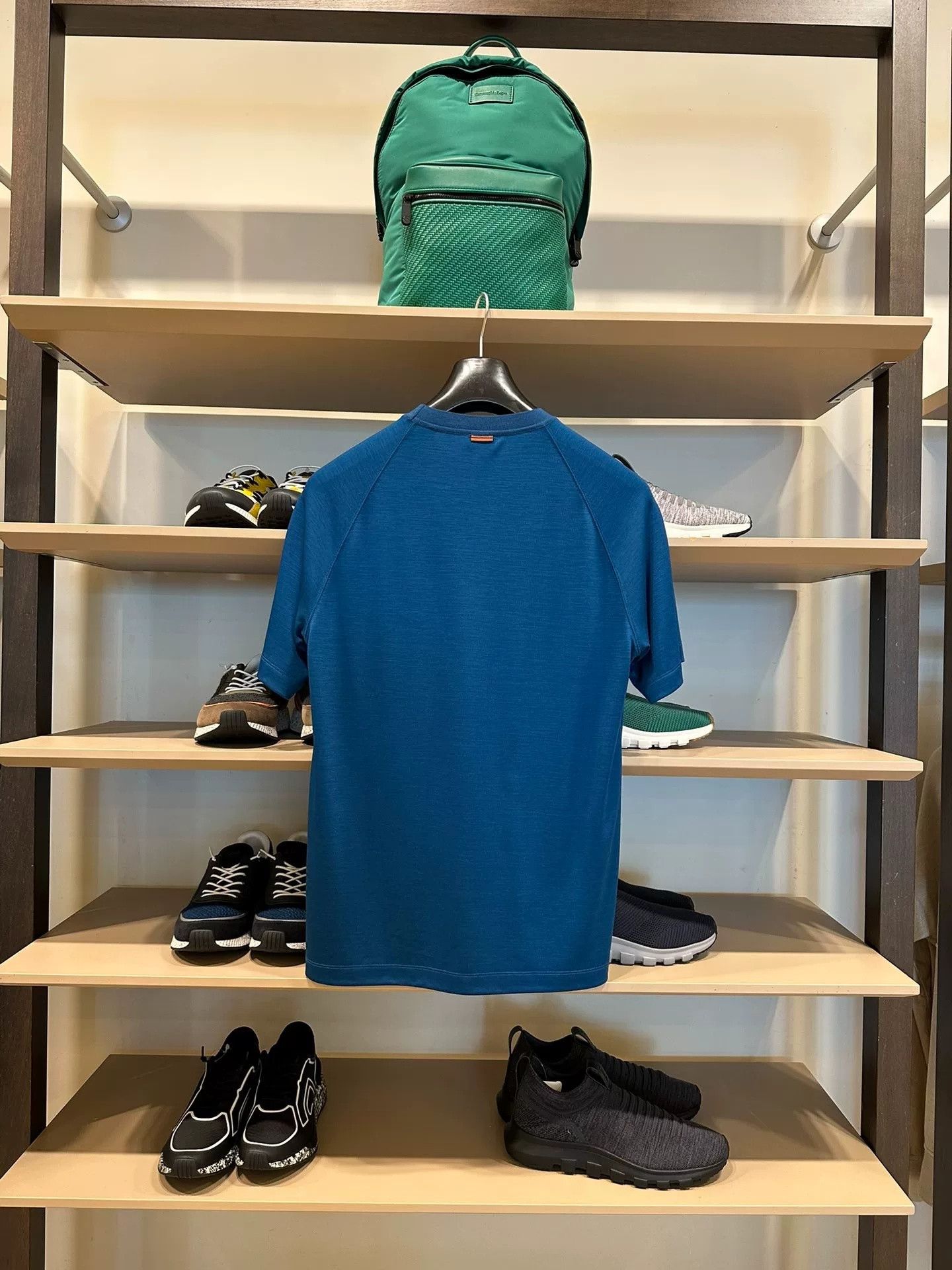 Ermenegildo Zegna Zegna Peacock Blue High Performance T-Shirt Size US M / EU 48-50 / 2 - 4 Thumbnail