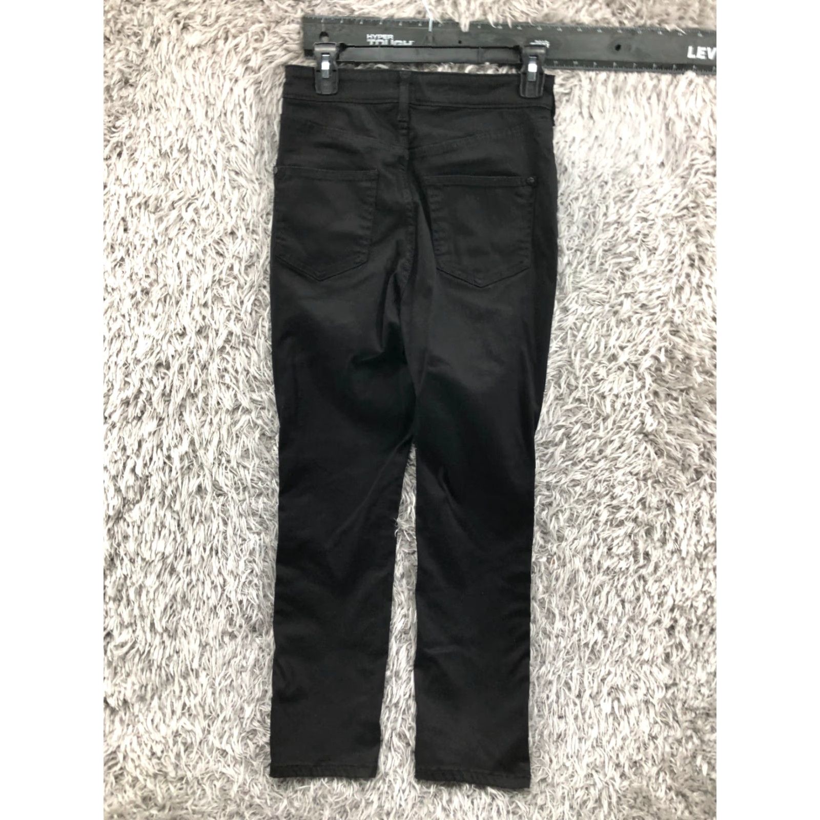 Vintage Pilcro Jeans 28 Womens Dark Wash Black 5-Pocket Denim Straight Regular Fit Size 28" / US 6 / IT 42 - 5 Thumbnail