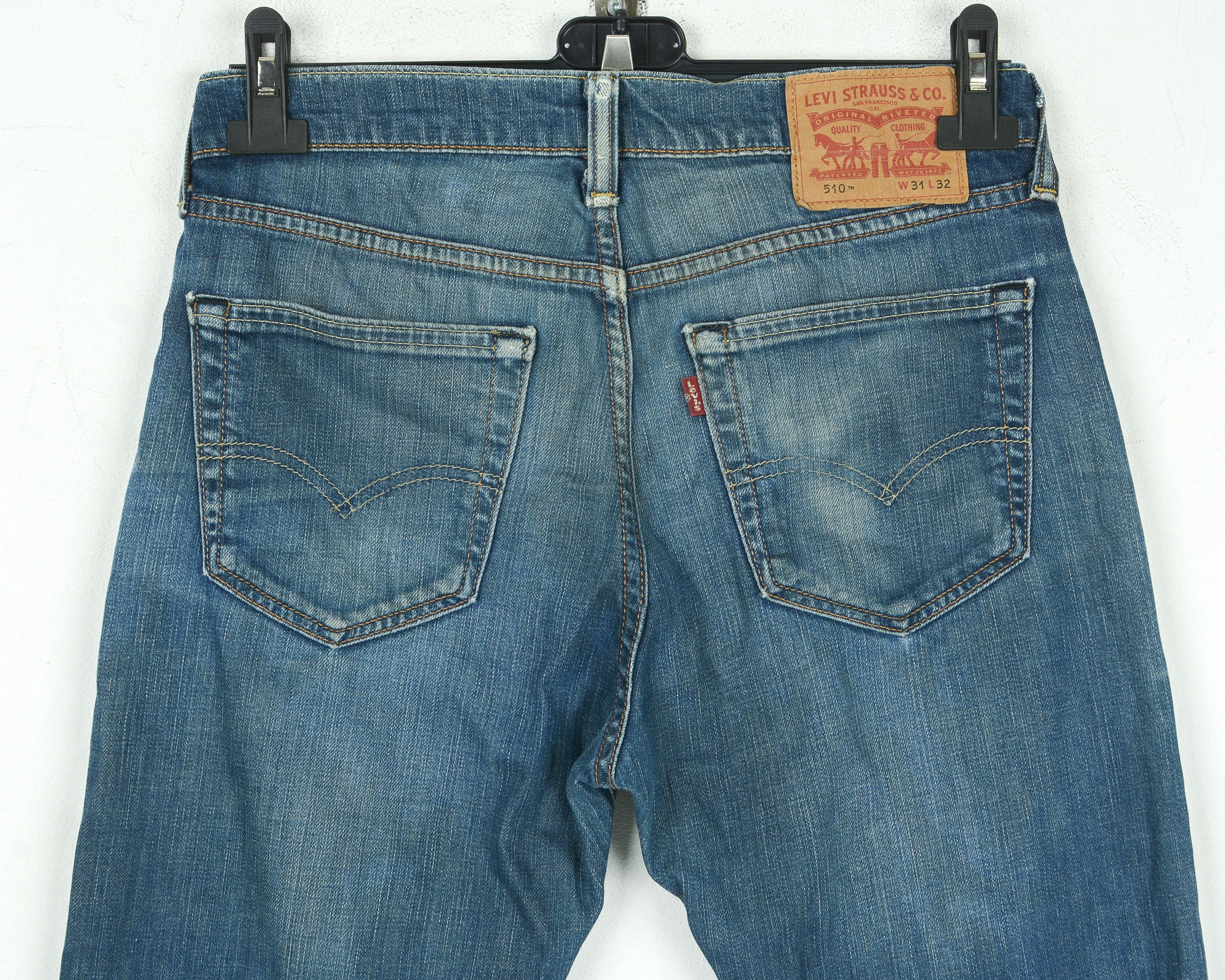 Levi's 510 Mens W31 L30 Slim Fit Skinny Jeans Denim Pants Trousers Size US 31 - 9 Thumbnail