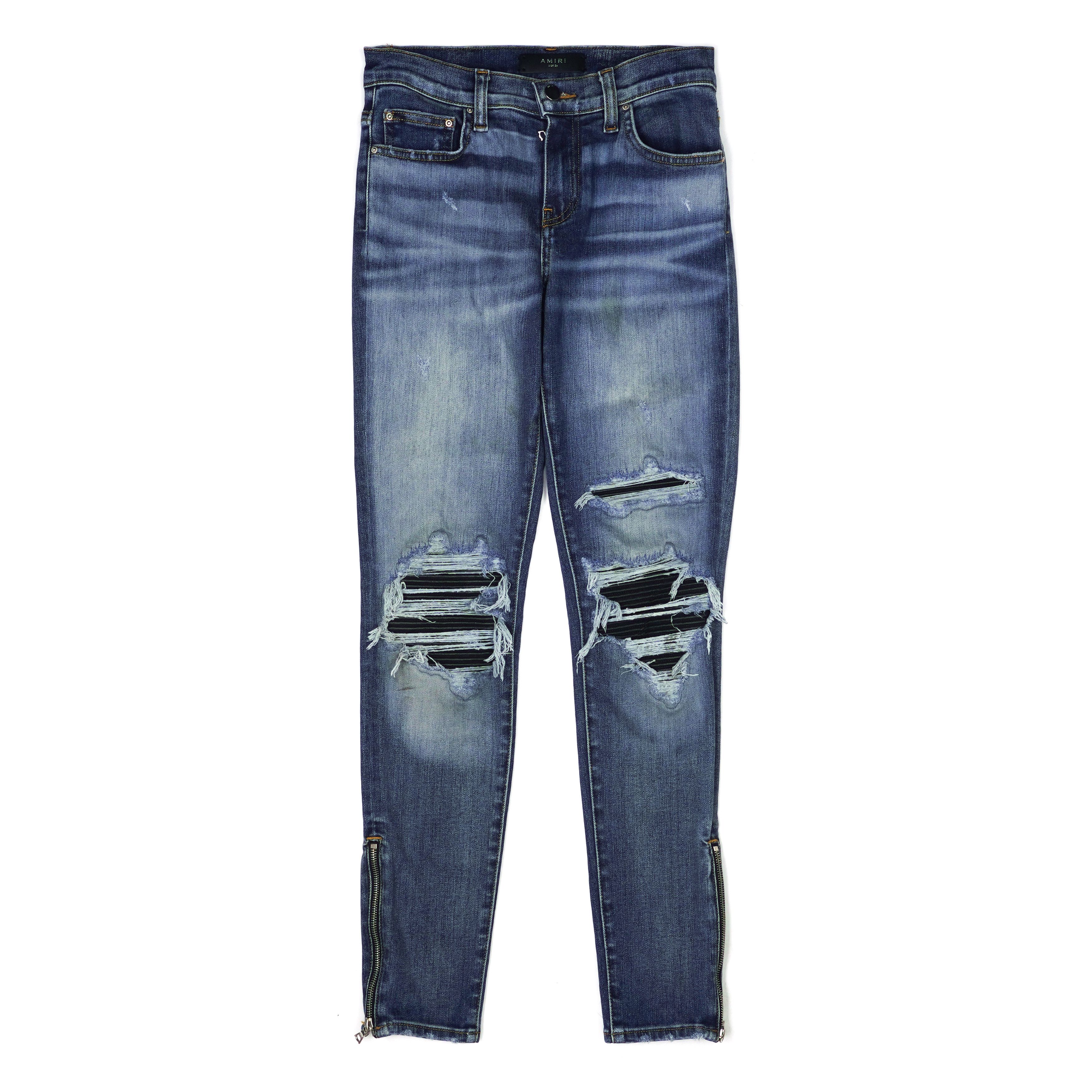 Amiri Amiri MX1 Distressed Jeans Size 26" / US 2 / IT 38 - 1 Thumbnail