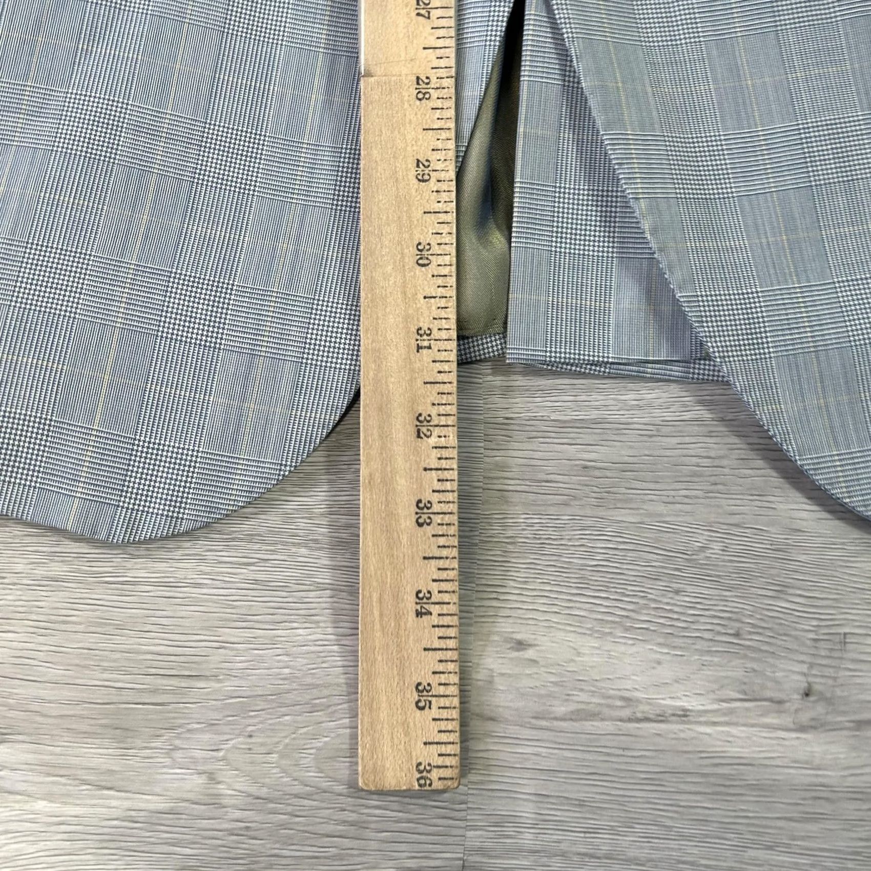 Vintage Coppley Black/Gray Wool Check Sport Coat Jacket 46 Mens Single-Breasted Two-Button Notch Lapel 120s Canada Formal Business Size US S / EU 44-46 / 1 - 5 Thumbnail