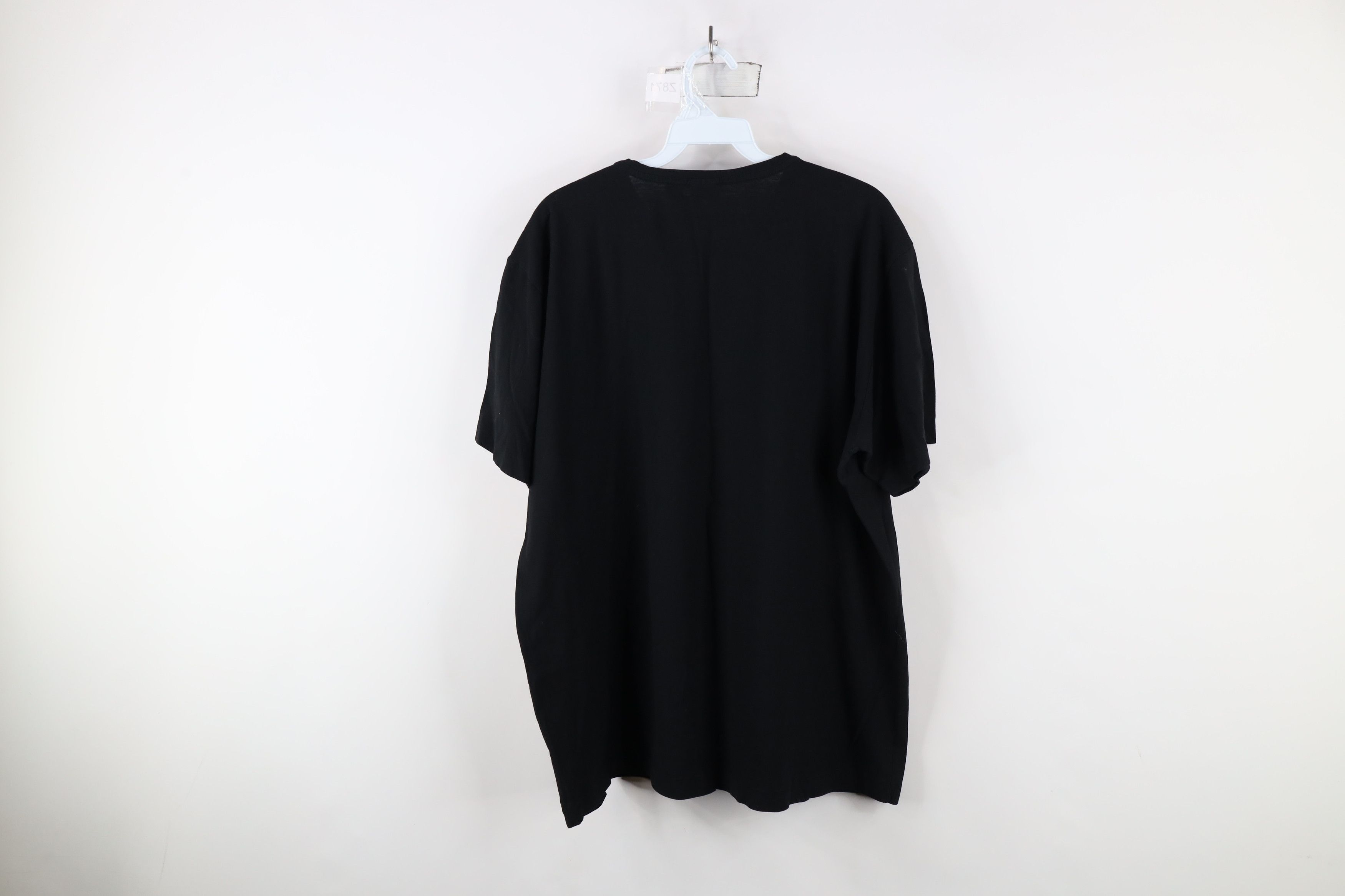 Hugo Boss × Vintage Hugo Boss Mercerized Cotton Short Sleeve T-Shirt Black Size US XL / EU 56 / 4 - 8 Thumbnail