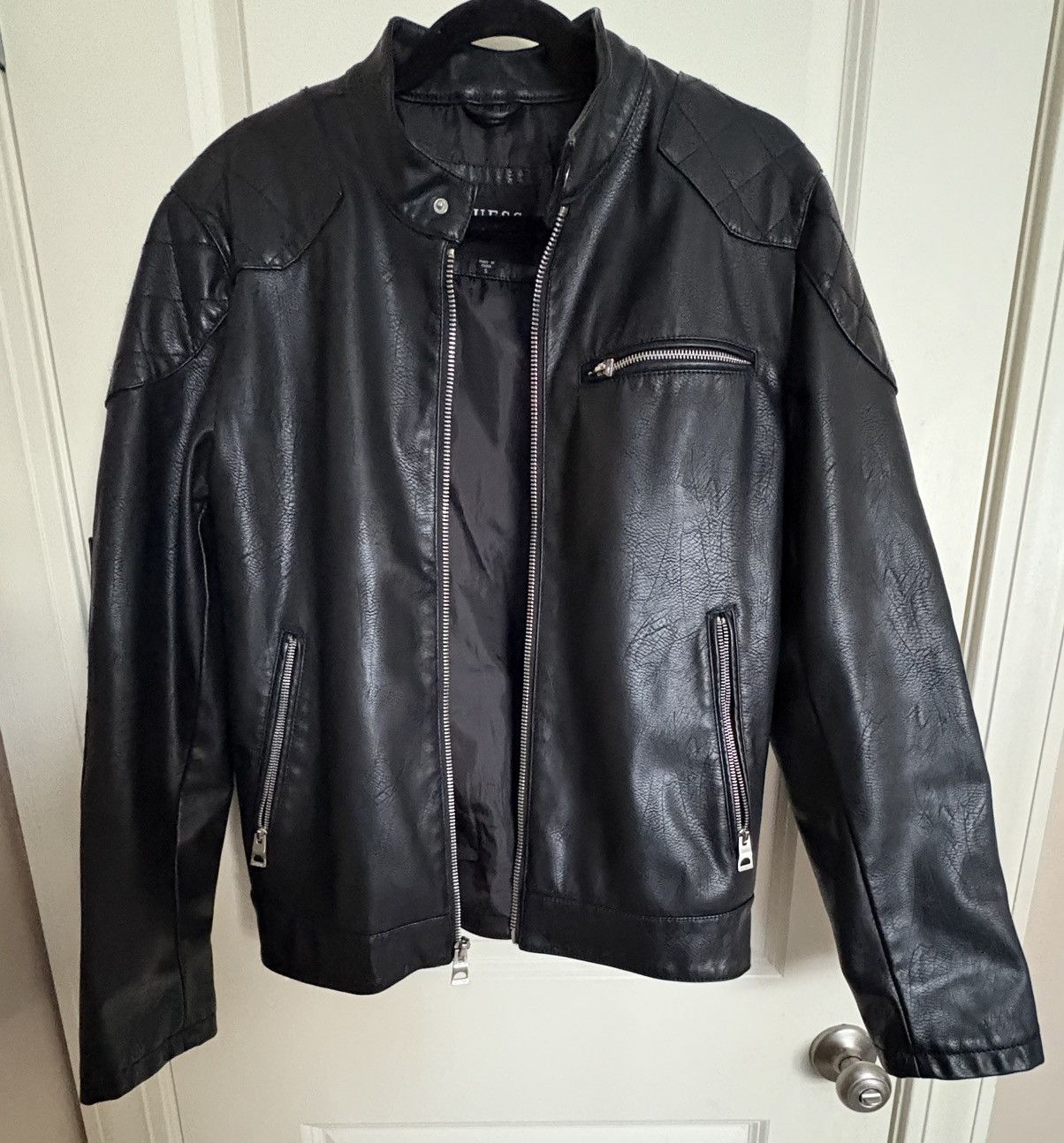 Guess Guess Leather Jacket Size US S / EU 44-46 / 1 - 1 Thumbnail
