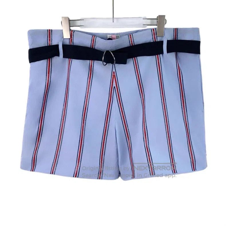 Brunello Cucinelli Brunello Cucinelli Cotton waist belt casual shorts with bl Size 25" / US 0 / IT 36 - 1 Thumbnail
