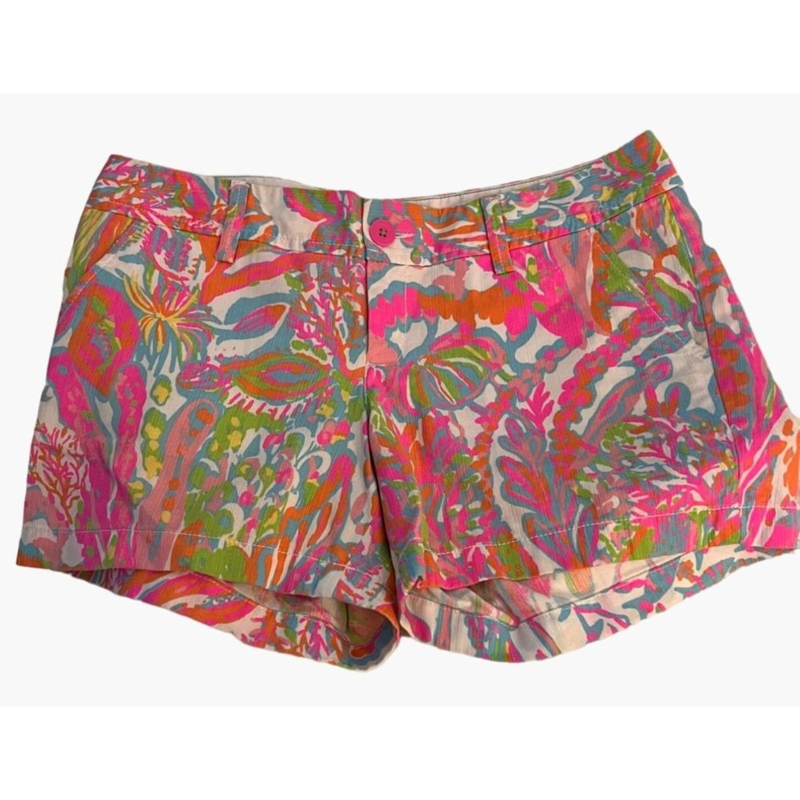Lilly Pulitzer Lilly Pulitzer Callahan shorts Scuba to Cuba print 6 Size 28" / US 6 / IT 42 - 5 Thumbnail