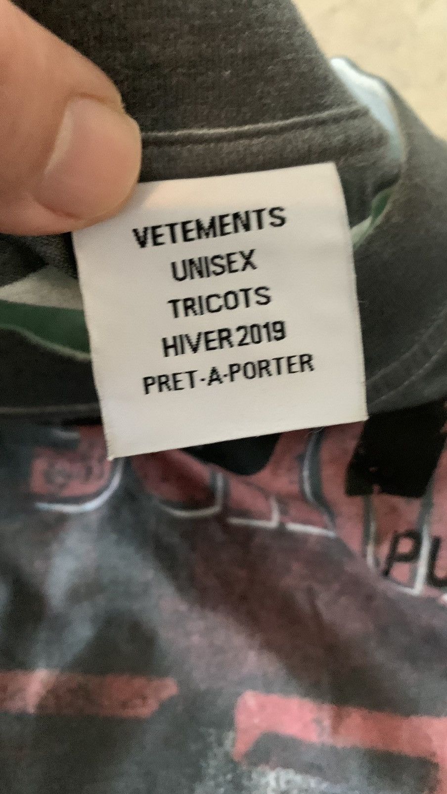 Vetements Vetements rare I love Sluts Tromphe l'oeill print LS tee Size US XXL / EU 58 / 5 - 8 Thumbnail
