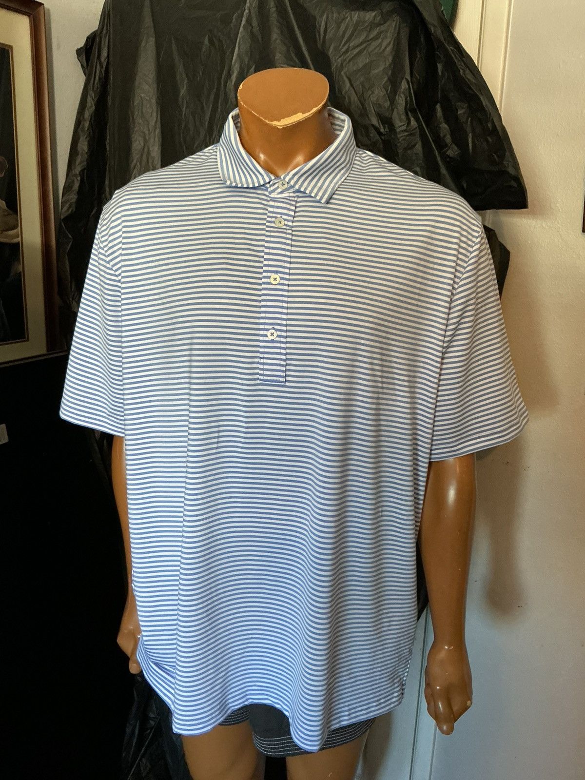 RLX Ralph Lauren RLX Ralph Lauren Wicking Golf S/S Performance Polo Shirt Size US XXL / EU 58 / 5 - 8 Thumbnail