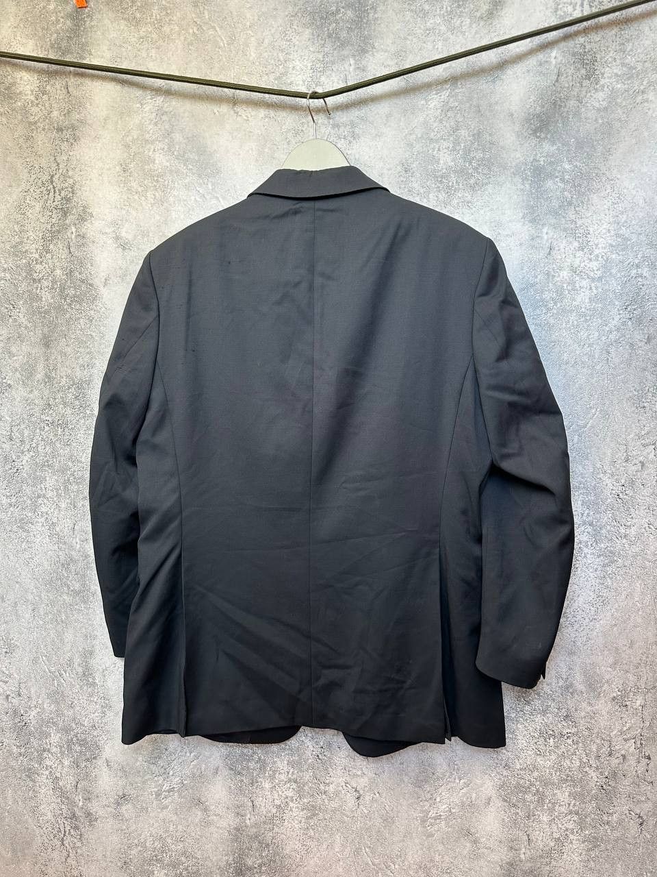 Burberry × Vintage BURBERRY London Blazer Super 100's Wool Gold Buttons Size 44R - 3 Thumbnail