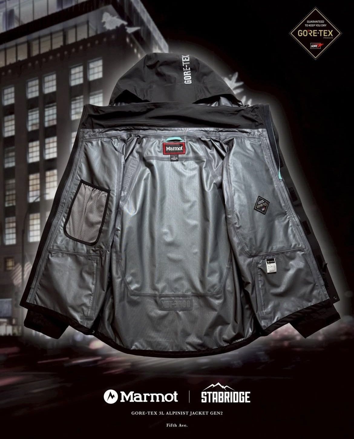 Marmot "STABRIDGE × Marmot" GORE-TEX 3L ALPINIST JACKET GEN2 Size US XL / EU 56 / 4 - 6 Thumbnail