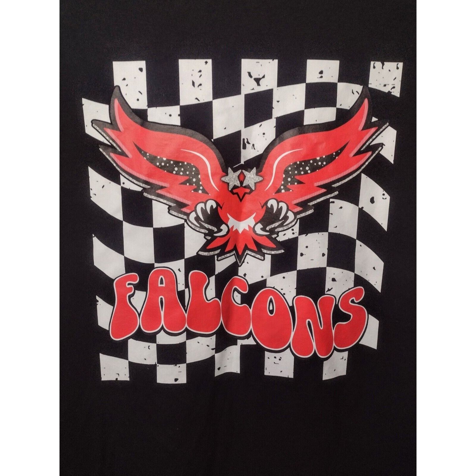 Gildan Atlanta Falcons Checkered Flag Graphic T Shirt Unisex Size L Size US L / EU 52-54 / 3 - 2 Thumbnail