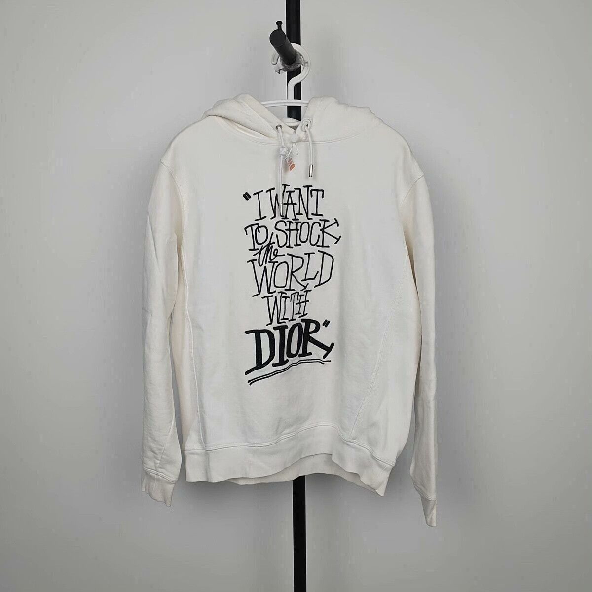Dior Dior White Cotton Hoodie M Size US M / EU 48-50 / 2 - 1 Thumbnail