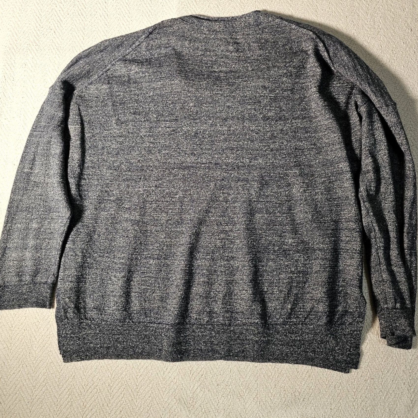 J.Crew VINTAGE J.CREW Sweater Blue V-Neck Wool Linen Blend Pullover S Womens Small Size S / US 4 / IT 40 - 7 Thumbnail