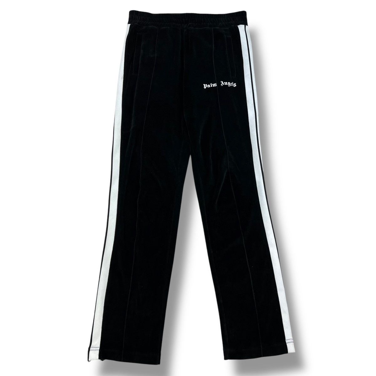 Palm Angels Palm Angels Black Velour Sweatpants Size US 32 / EU 48 - 2 Thumbnail