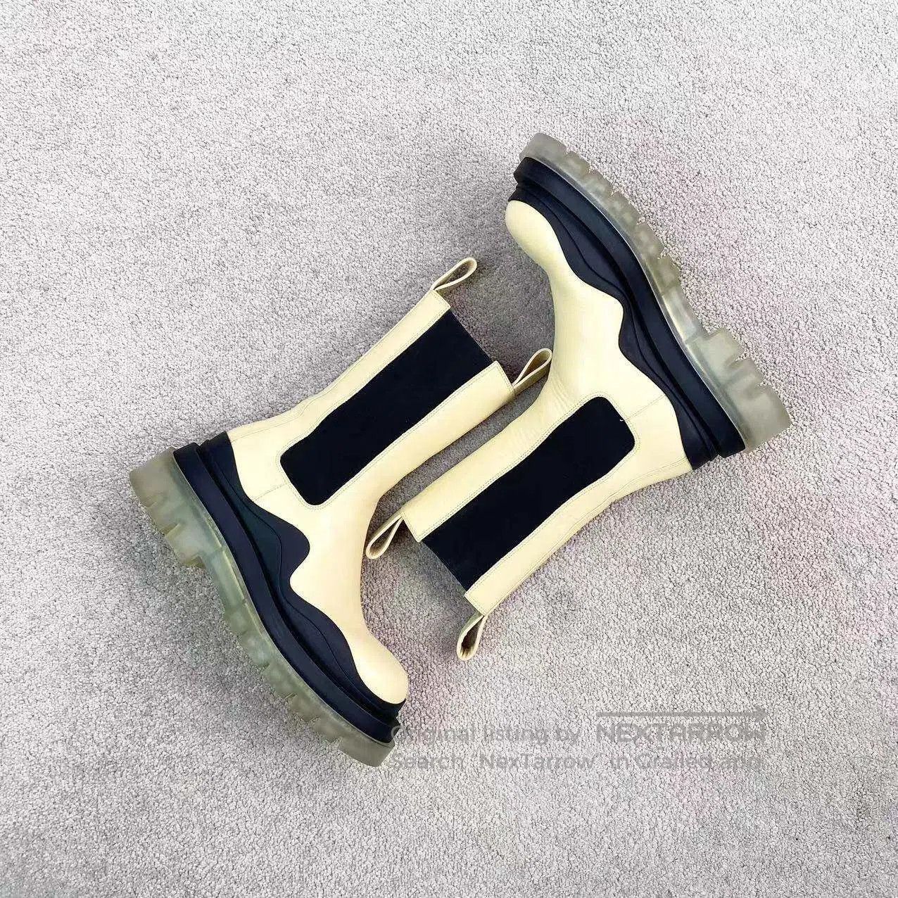 Bottega Veneta Bottega Veneta Transparent platform tube boots| Size US 6 / IT 36 - 4 Thumbnail