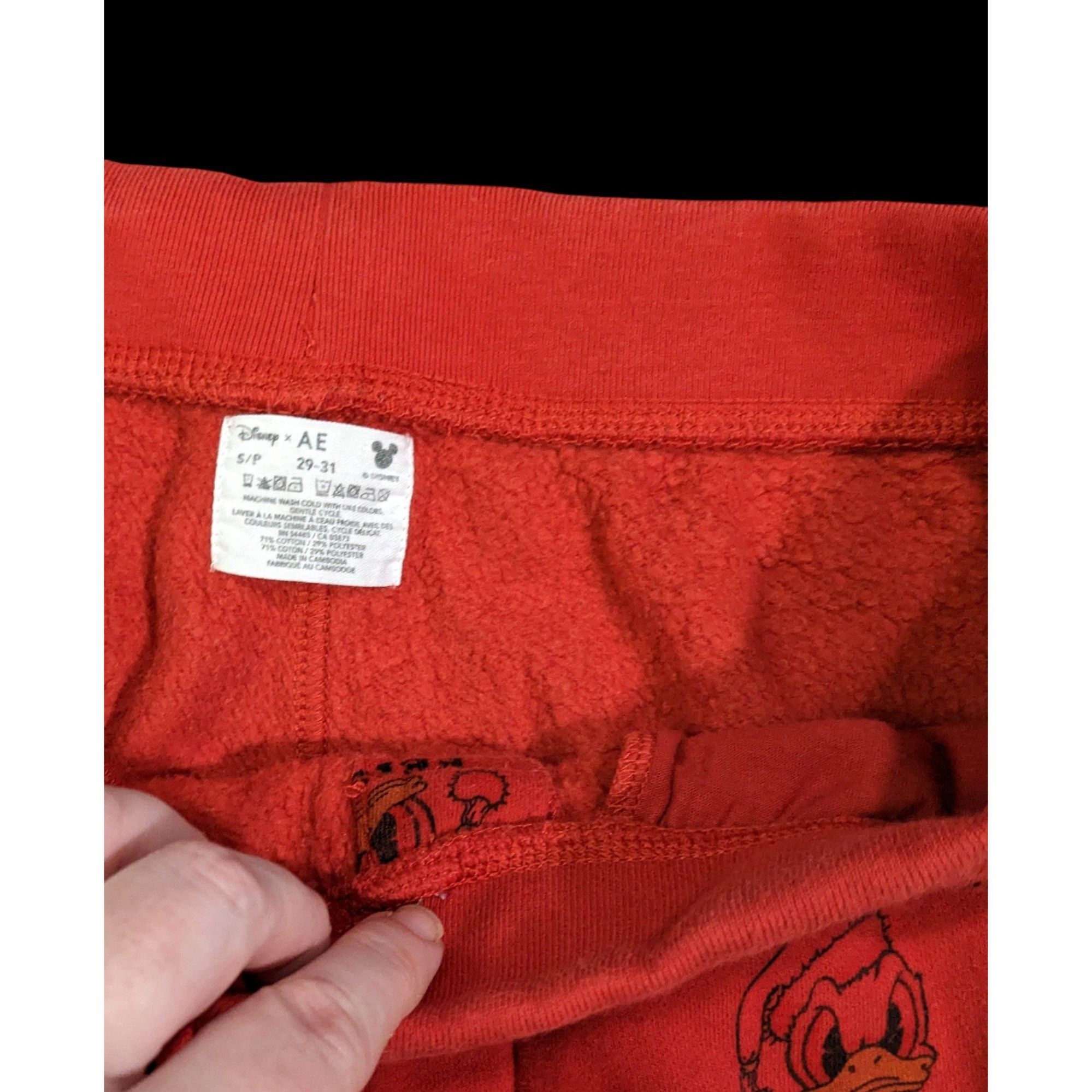 American Eagle Outfitters × Disney Disney X AE Feisty Donald Duck Holiday Sweat Set Size 31" - 4 Thumbnail