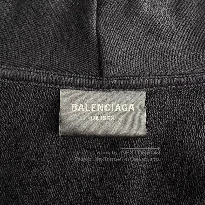 Balenciaga Balenciaga Tie-dyed Logo logo zipper hooded jacket Size US XXL / EU 58 / 5 - 3 Thumbnail