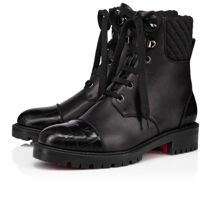 Christian Louboutin o1s1wg110924 Mayr Boots in Black Size US 5 / IT 35 - 1 Thumbnail