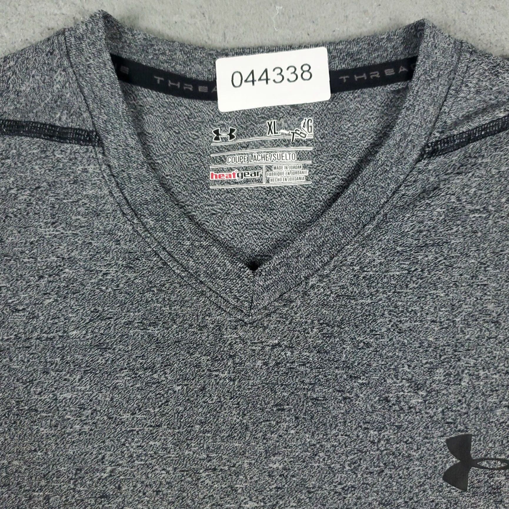 Under Armour Under Armour T Shirt Mens XL Gray Active Work Out Short Sleeve Size US XL / EU 56 / 4 - 3 Thumbnail