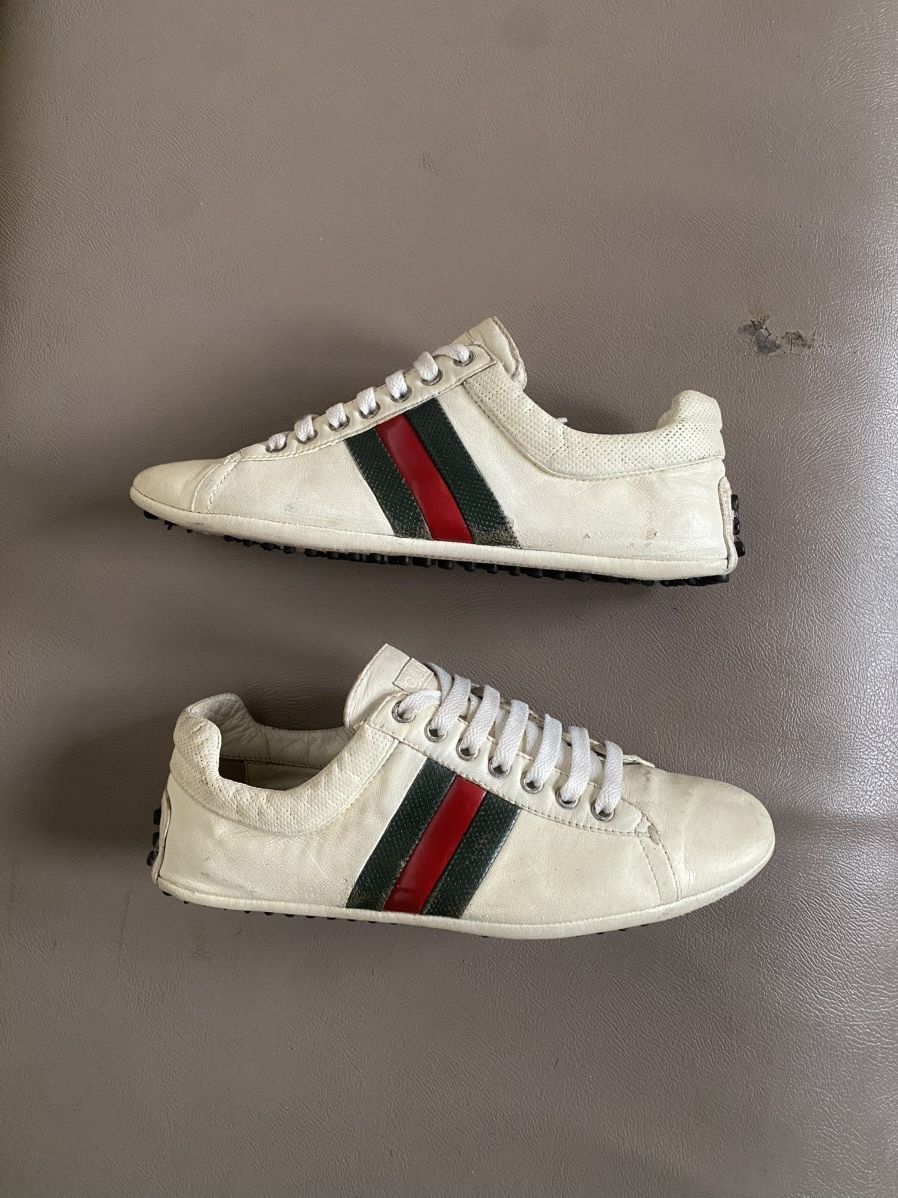 Gucci Gucci low trainers leather Size US 7.5 / EU 40-41 - 3 Thumbnail