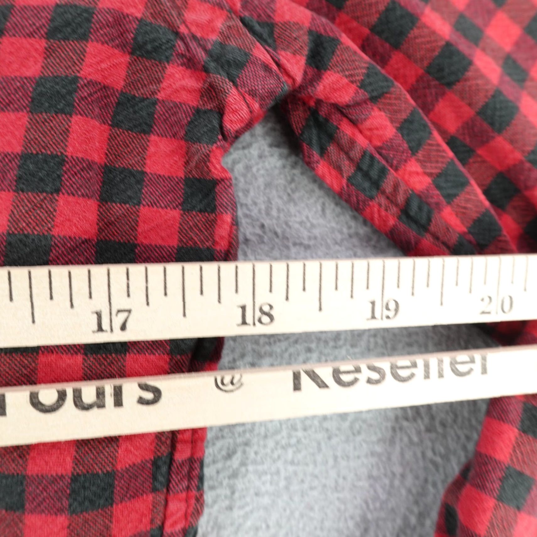 VINTAGE Polo Ralph Lauren Shirt Mens Medium Long Sleeve Gingham Check Western Pearl Snap Red Cotton