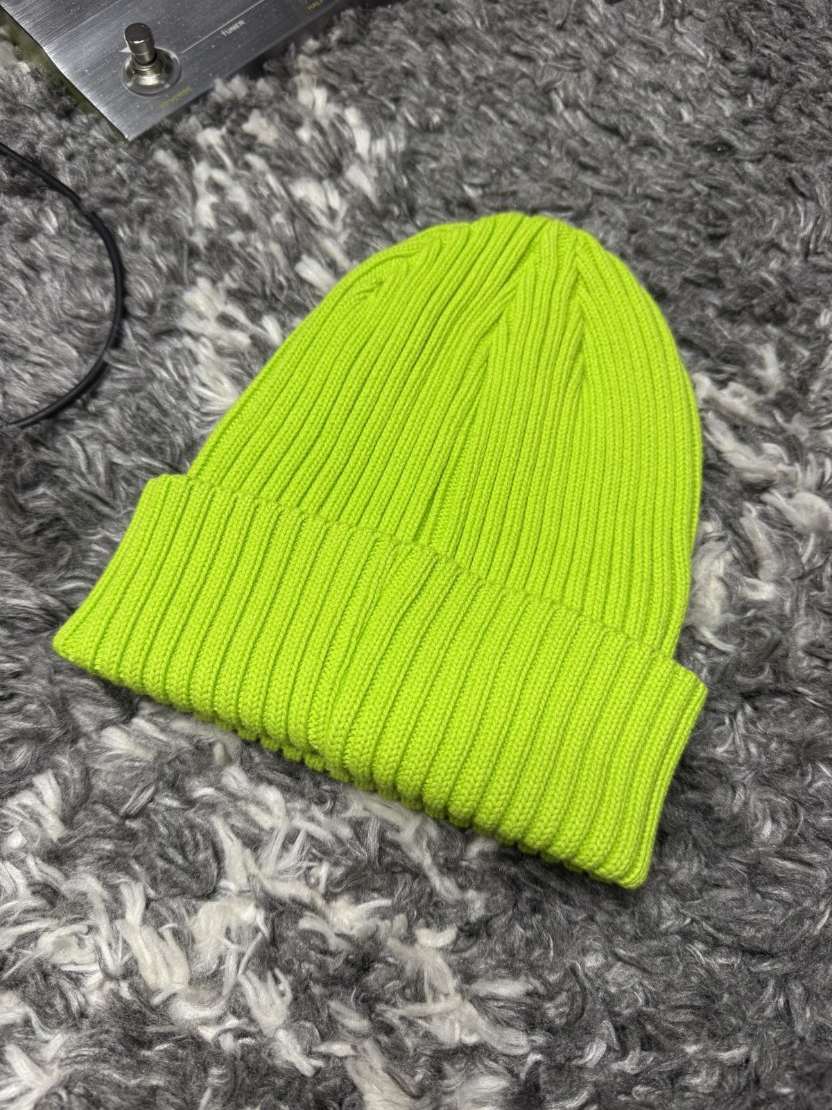 Supreme Supreme Overdyed Beanie Lime Green Size ONE SIZE - 6 Thumbnail