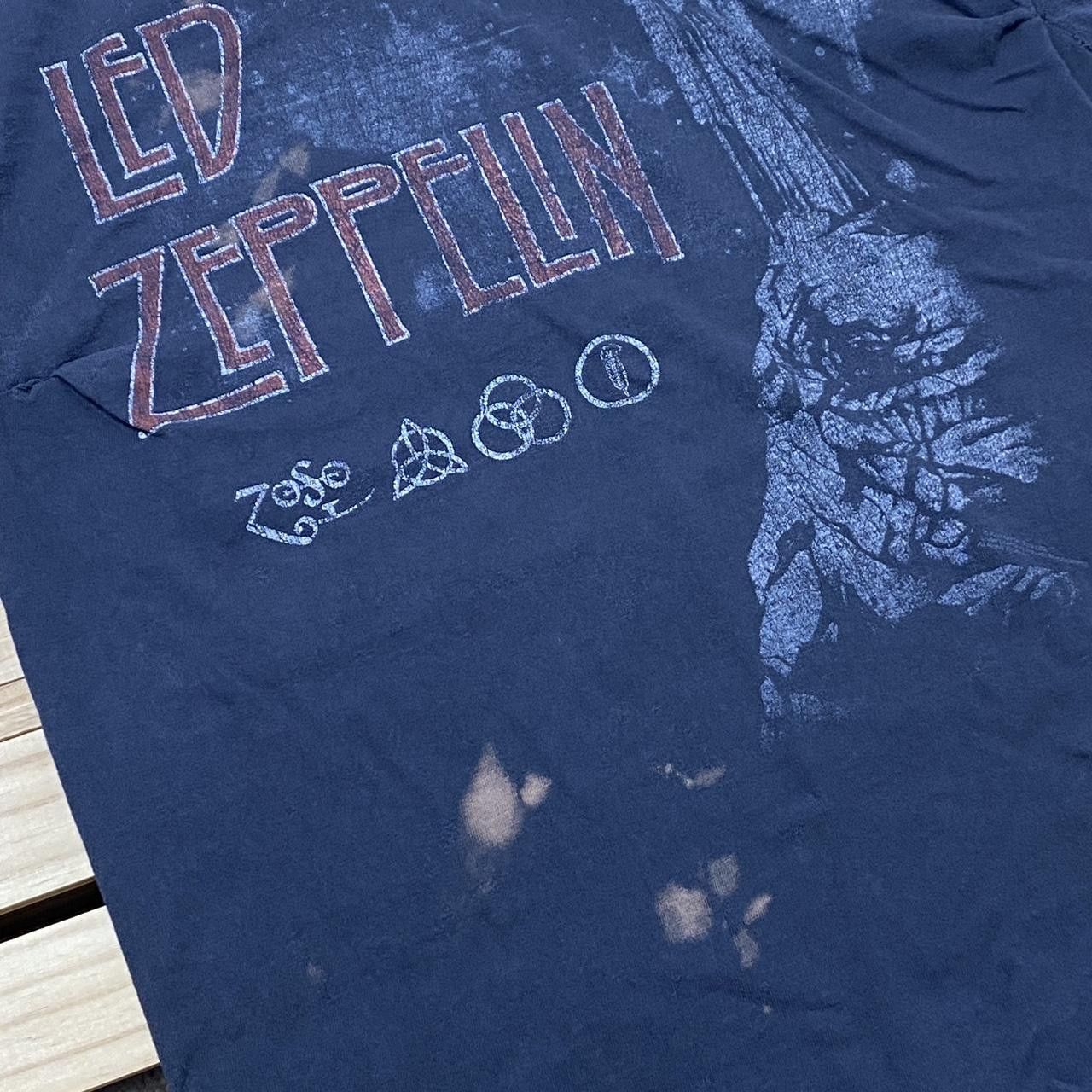 Hanes Vintage Led Zeppelin Hermit Black Band Tee Size Medium Size US M / EU 48-50 / 2 - 3 Thumbnail