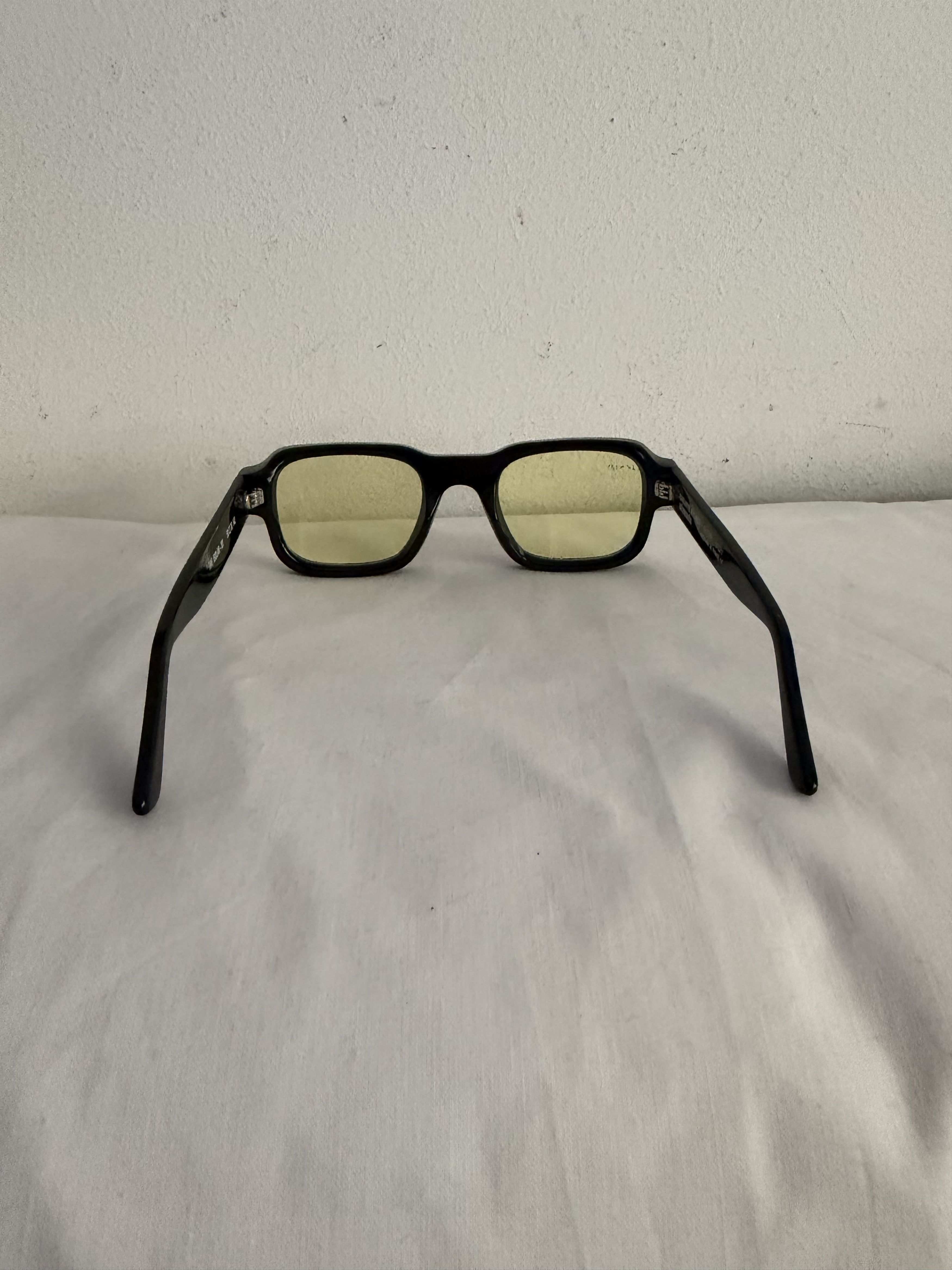 Enfants Riches Deprimes × Thierry Lasry The Isolar - 101 Chunky Black Acetate Yellow Sunglasses Size ONE SIZE - 8 Thumbnail