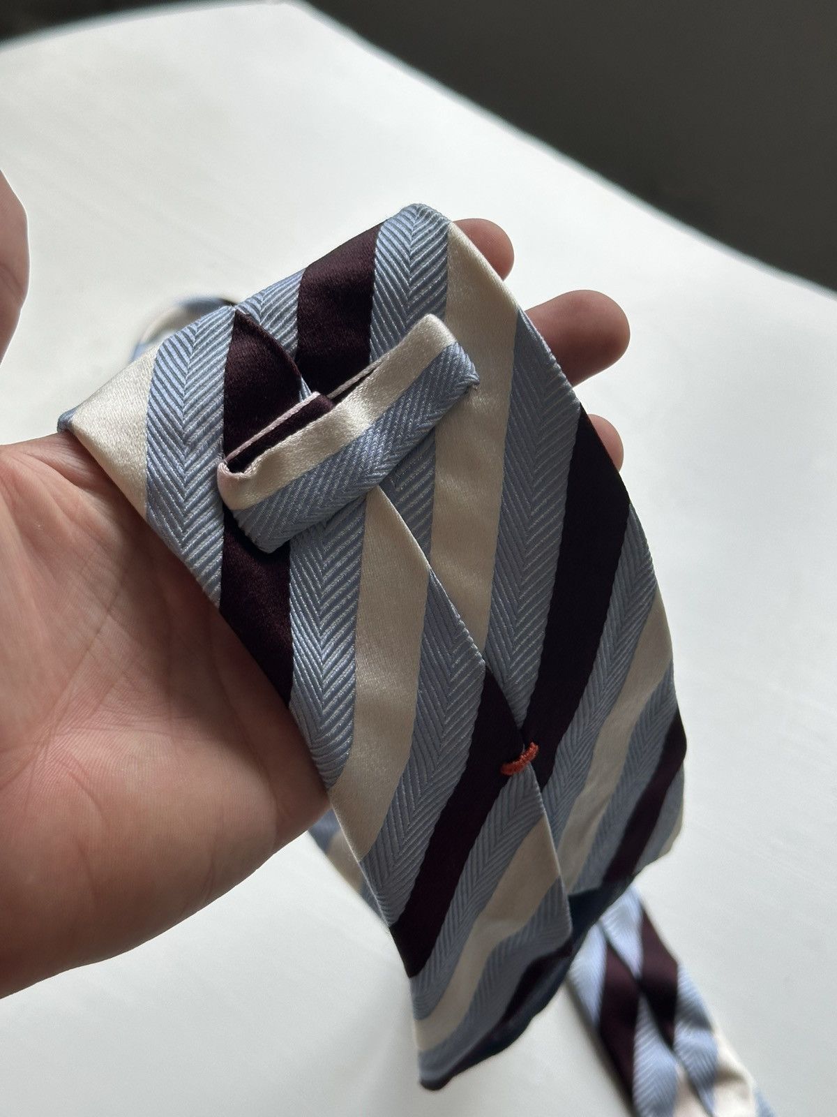 Ermenegildo Zegna × The Tie Bar Ermenegildo Zegna Tie 90s Monogram Cravatca Y2K Calssic Size ONE SIZE - 6 Thumbnail