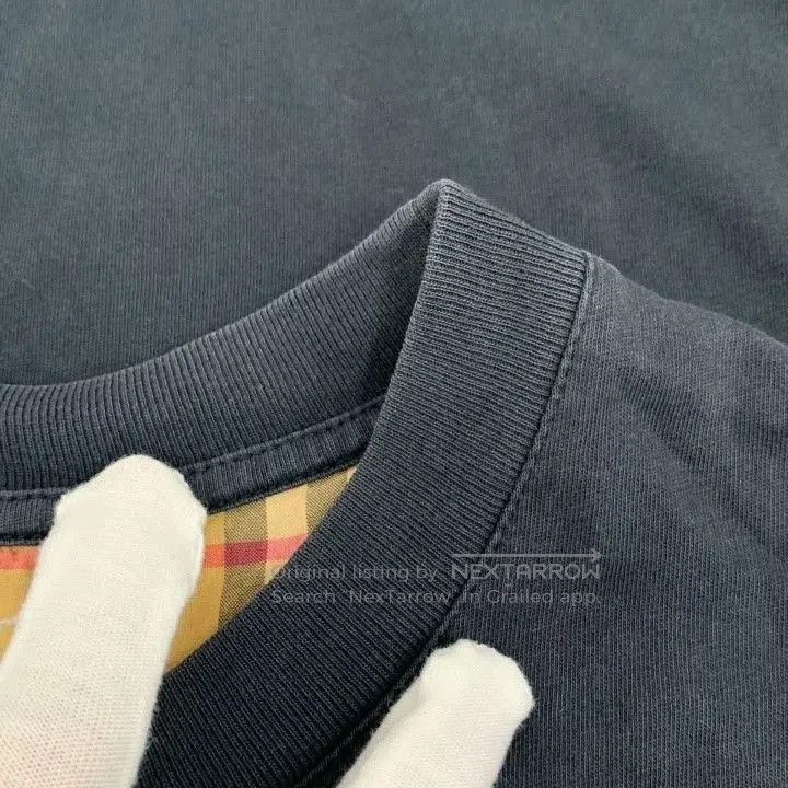 Burberry Burberry Black Plaid Panel Cotton T. Size US M / EU 48-50 / 2 - 9 Thumbnail