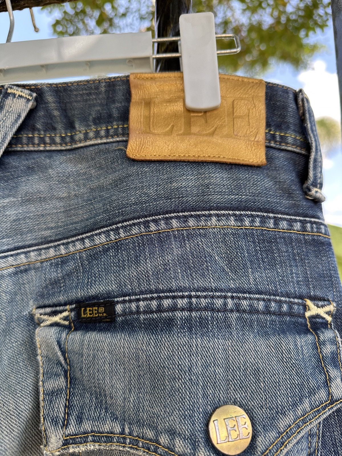 Vintage 💥 Lee Flare Style💥Crazy design Lee Made In Japan Flare💥 Size US 34 / EU 50 - 12 Thumbnail