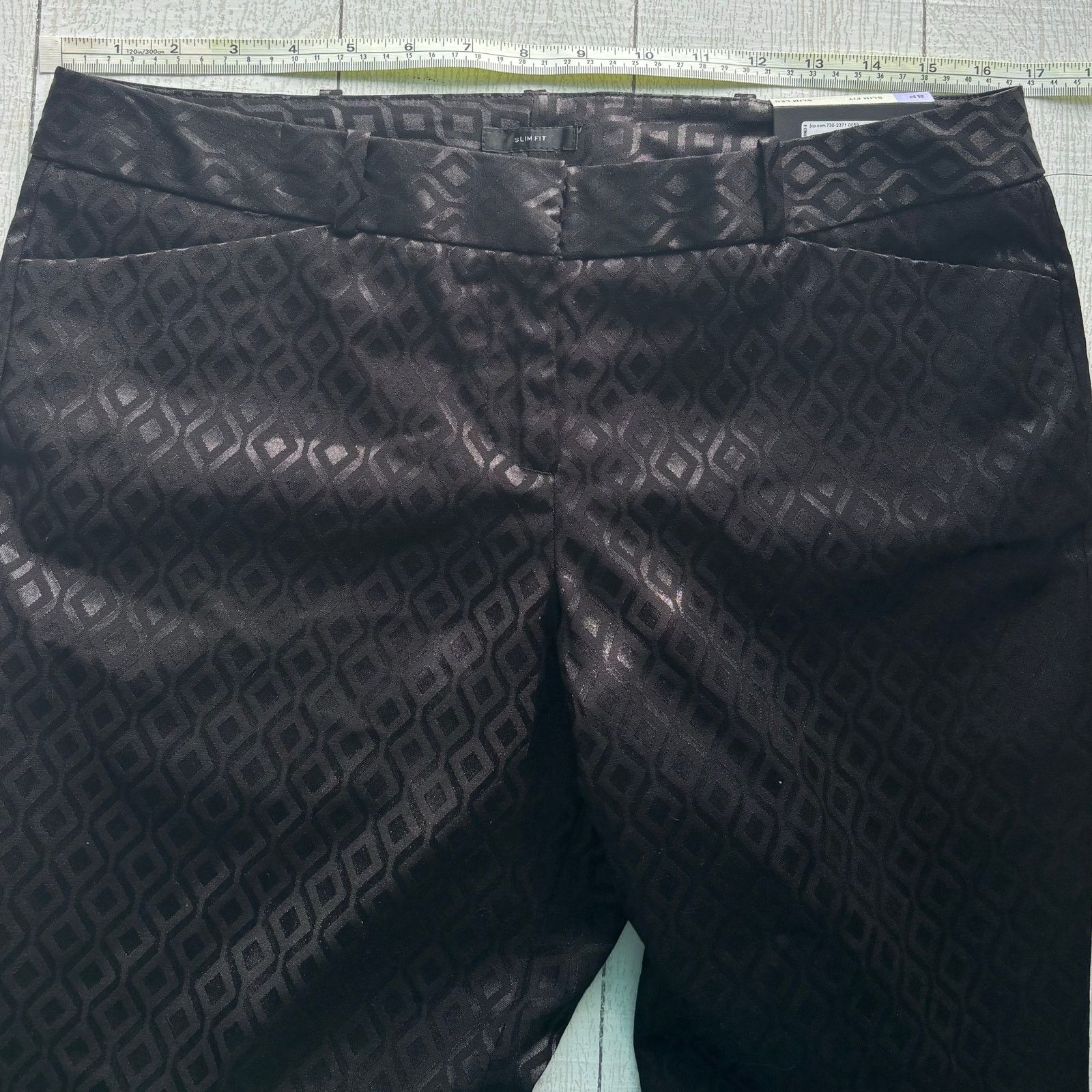 Worthington Worthington Black Slim Fit Ankle Pants NWT Size 8P Size 30" / US 8 / IT 44 - 3 Thumbnail