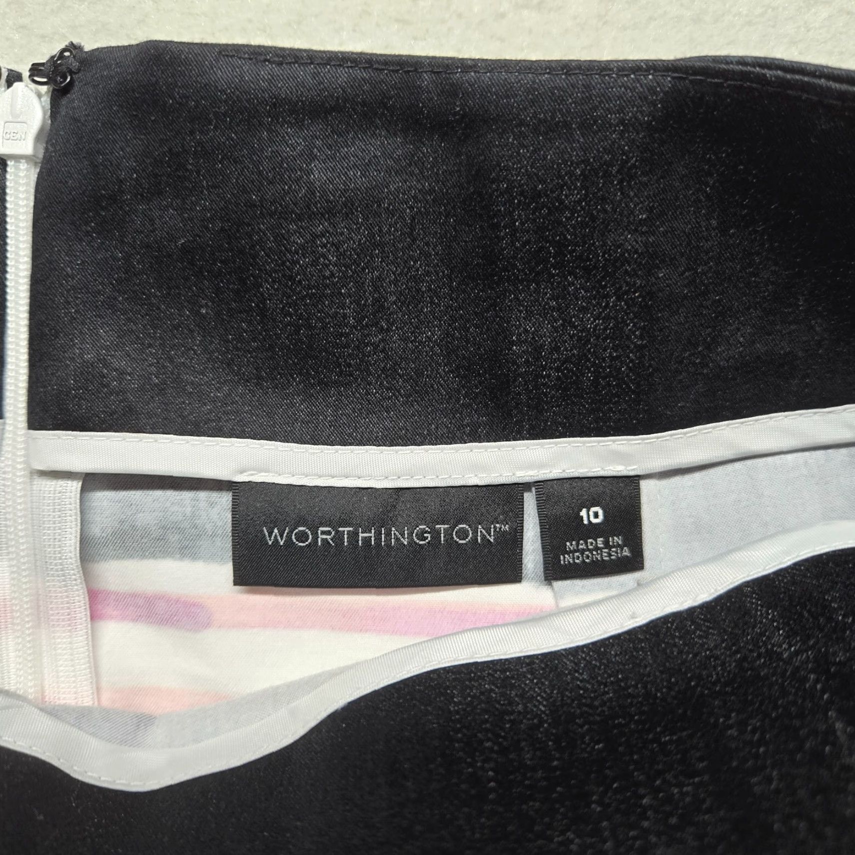 Worthington Worthington Skirt Adult Women's Size 10 Multicolor Knee Length New Women's Size 10 Skirt Size 32" / US 10 / IT 46 - 3 Thumbnail