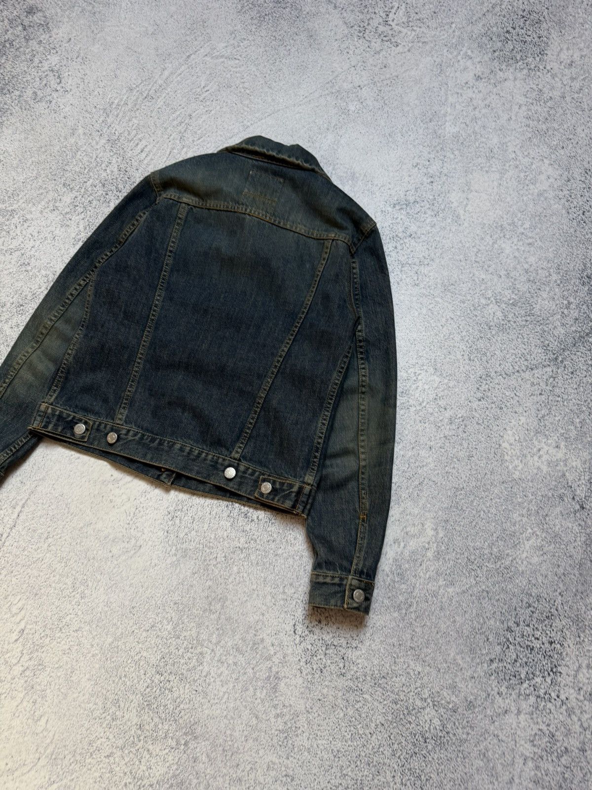 Helmut Lang Helmut Lang Archive Dark Denim Trucker Jacket Vintage 90s Size M / US 6-8 / IT 42-44 - 12 Thumbnail