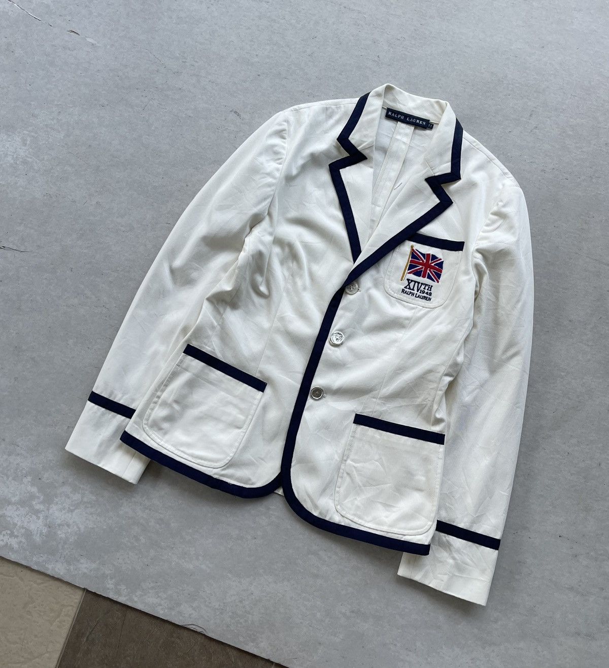 Polo Ralph Lauren RALPH LAUREN SINGLE-BREASTED EMBROIDERED JACK FLAG SUIT Size S / US 4 / IT 40 - 5 Thumbnail
