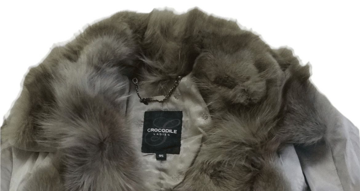 Other 🔥Crocodile Ladies Faux Fur Coats Size M / US 6-8 / IT 42-44 - 10 Thumbnail